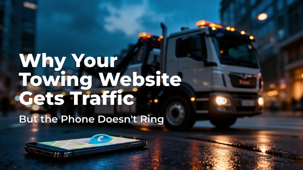 Why Your Towing Website Gets Traffic But the Phone Doesn’t Ring