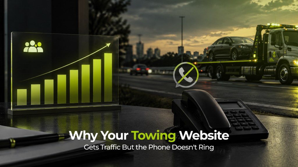 Why Your Towing Website Gets Traffic But the Phone Doesn’t Ring