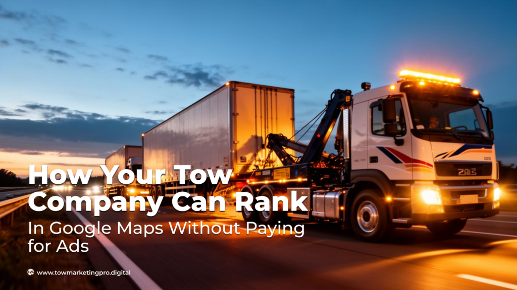 How Your Tow Company Can Rank in Google Maps Without Paying for Ads